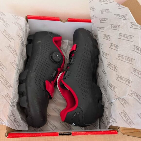 Santic Cycling Shoes Men size 10 SPD Mountain Bike Lock Shoes MTB Cycling - Picture 1 of 8